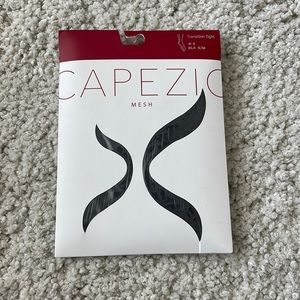 Capezio Black Mesh Transition Tights